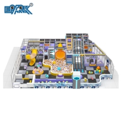 Commercial Playgrounds Kid Soft Play Equipment Indoor Playground with Big Slides for Sale