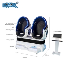 2 Player Vr Egg Chair Virtual Reality Gaming 9D Coin Operated Parent-Child VR Game Machine