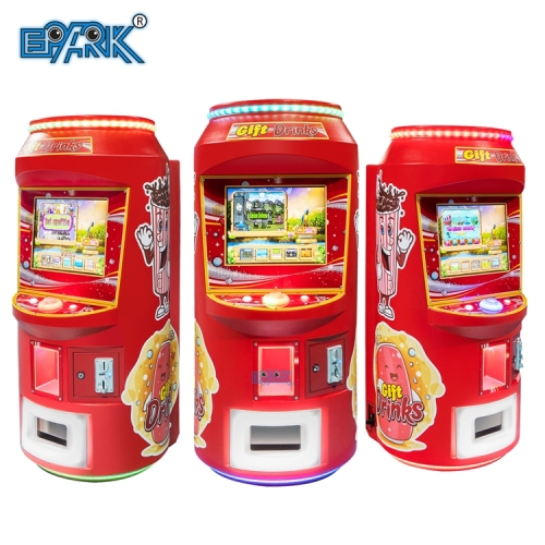 Amusement Park Coin Operated Cola Cabinet Prize Gift Arcade Kids Video Game Machine For Game Center