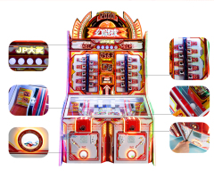 FEC Kids Game Machine 2 Players Coin Operated Pinball Machine Arcade Game Machine
