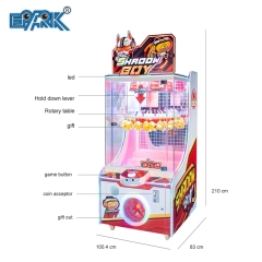 Factory Customization Coin Operated Clip Prize Game Machine Automatic Clip Game Machine