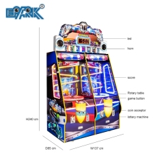 Coin Operated Super Ticket Prize Arcade Redemption Lottery Game Machine For Sale