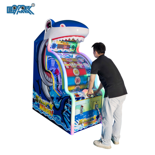 Indoor Coin Operated Arcade Shark Wheel Ticket Lottery Game Machine