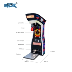 Boxing Game Machine Coin Operated Sport Arcade Punching And Kick Combo Boxing Machine