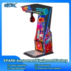 Coin Operated Arcade Punch Boxing Machine Electronic Boxing Arcade Game Machine