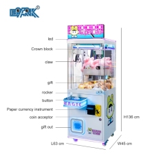 Coin Operated Mini Claw Crane Machine Arcade Game
