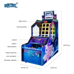 Ticket Park Redemption Game Machine Arcade Game Machine For Shopping Mall