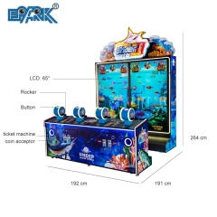 Amusement Park Coin Operated underwater world Kids Fishing Game Machine For Sale