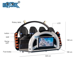 9d Vr Simulator Vr Virtual Reality Cinema 4 Players Vr Cinema