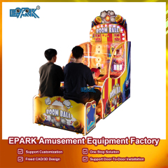 Amusement Park Coin Operated Shooting Ball Game Ticket Redemption Machine