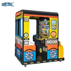 Kids Super School Bus Theme Park Rides Amusement Arcade Game Machine Coin Operated Games