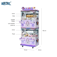 Mini Claw Machine Coin Operated Prize Arcade Game Machine