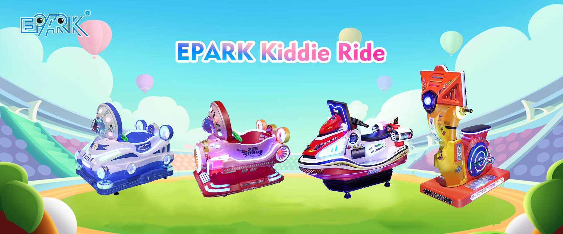 Kiddie Rides for Arcades | EPARK Game Machine Factory China