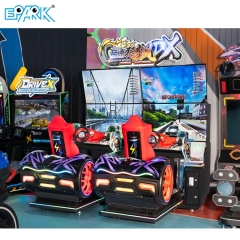 Double 4K LCD Coin Operated Racing Game Machine