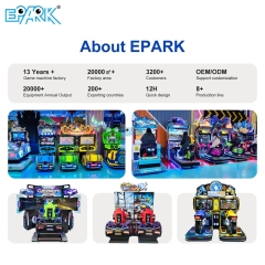 Double 4K LCD Coin Operated Racing Game Machine