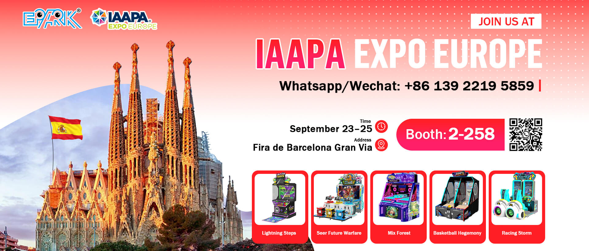 Game Machine Equipment at IAAPA Expo Spain 2025