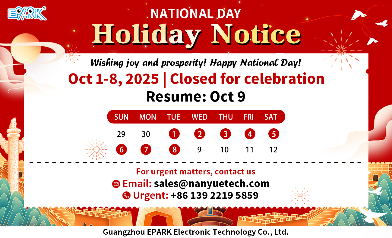 National Day & Mid-Autumn Festival Holiday Notice