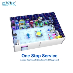 Coin Operated Ball Throwing Game Arcade Machine