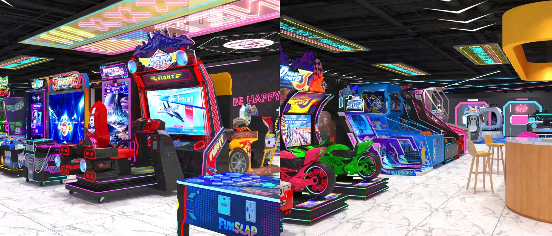 Optimizing a Small-Space Arcade Game Room