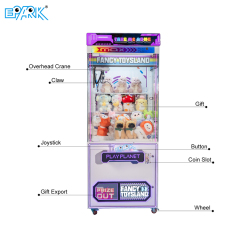 Customized Metal Claw Crane Toy Vending Machine