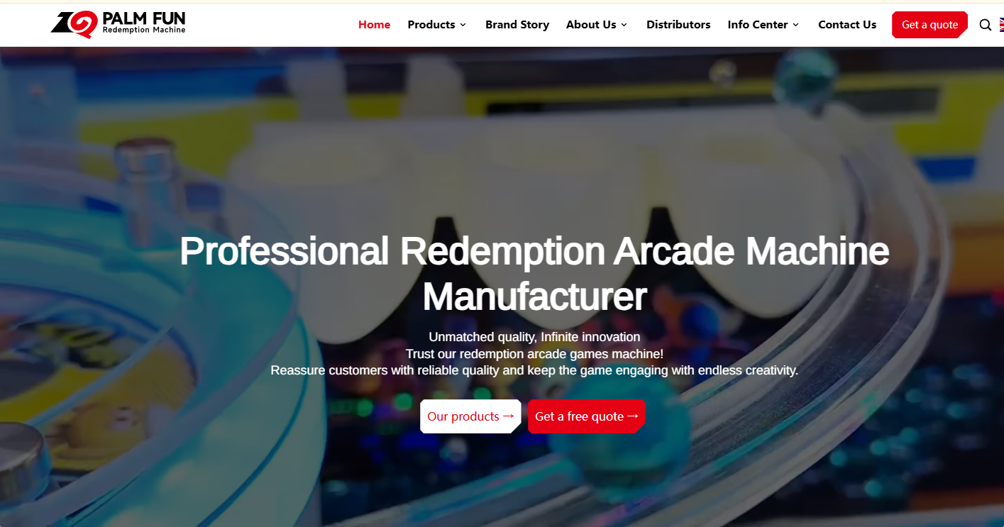 Fabricante chino de m&aacute;quinas recreativas