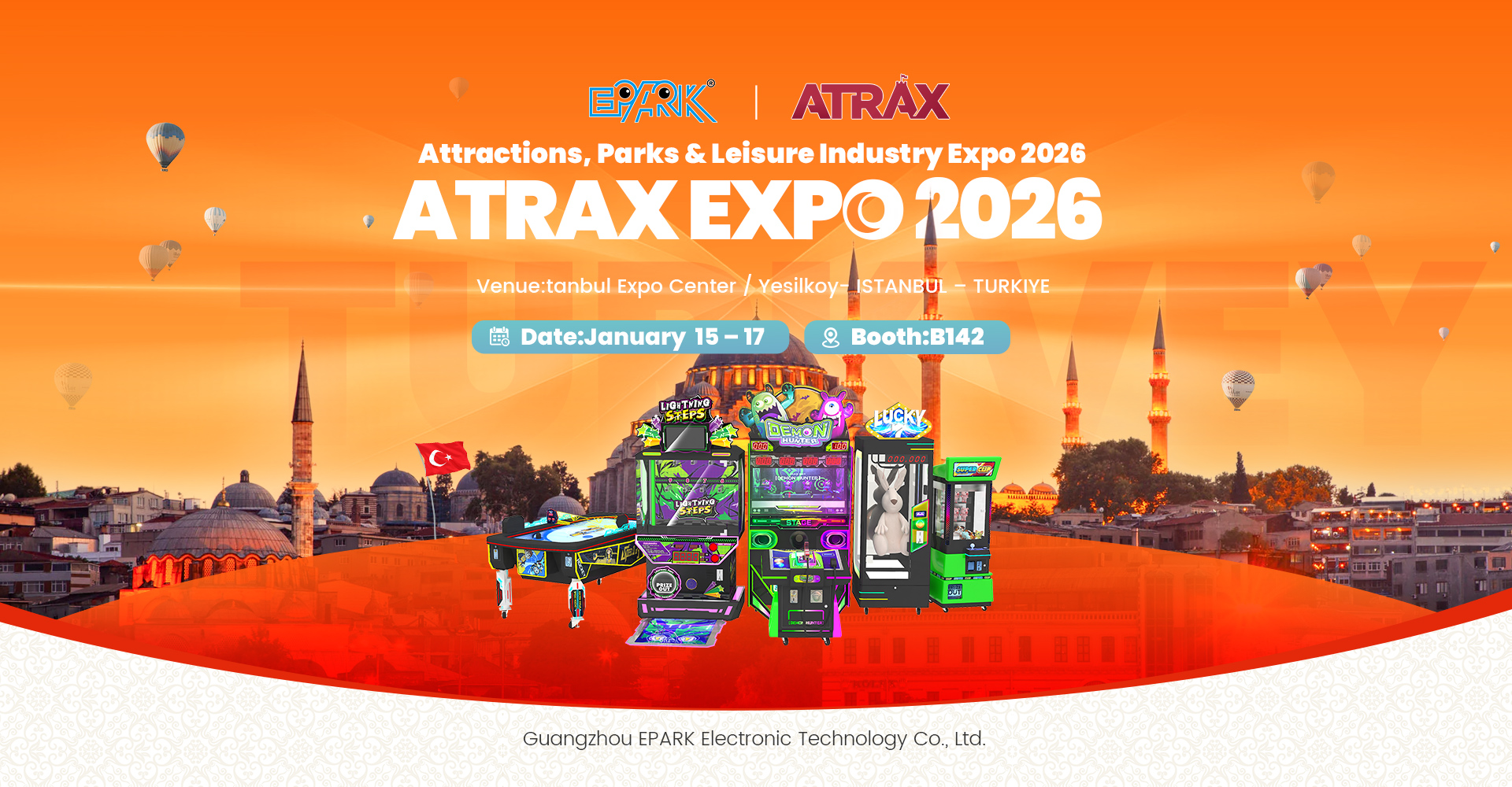 EPARK Featured Exclusive Machines at ATRAX Expo 2026