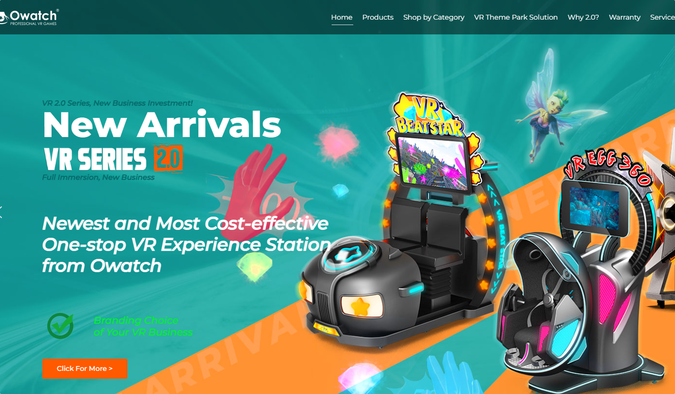 virtual reality game supplier