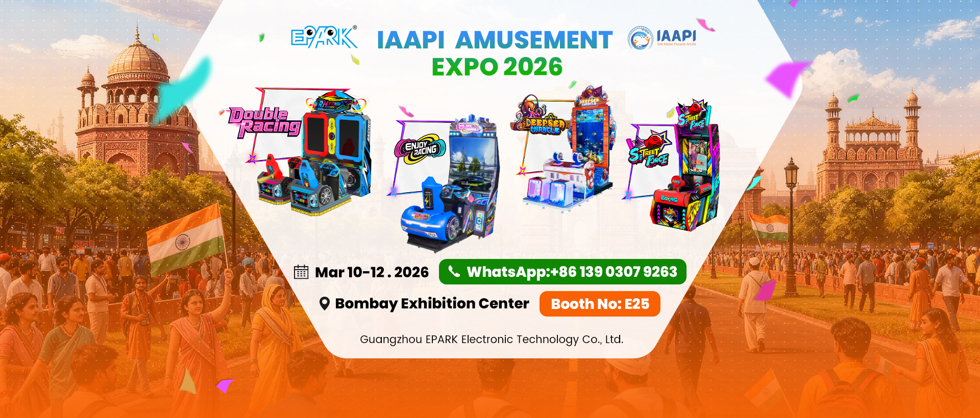 Build a Profitable Arcade Business in India – Meet EPARK at IAAPI Expo 2026