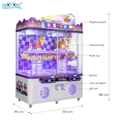 Double Prize Clip Machine Coin Operated Arcade Game Machine
