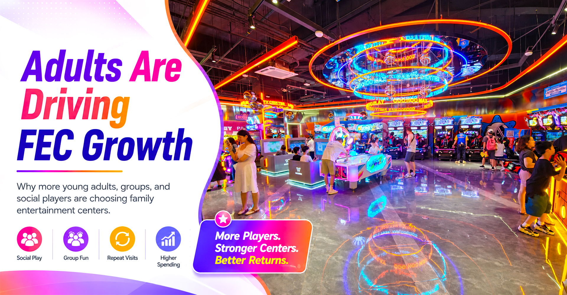 Why Adults Are Becoming the Fastest-Growing Audience for Family Entertainment Centers