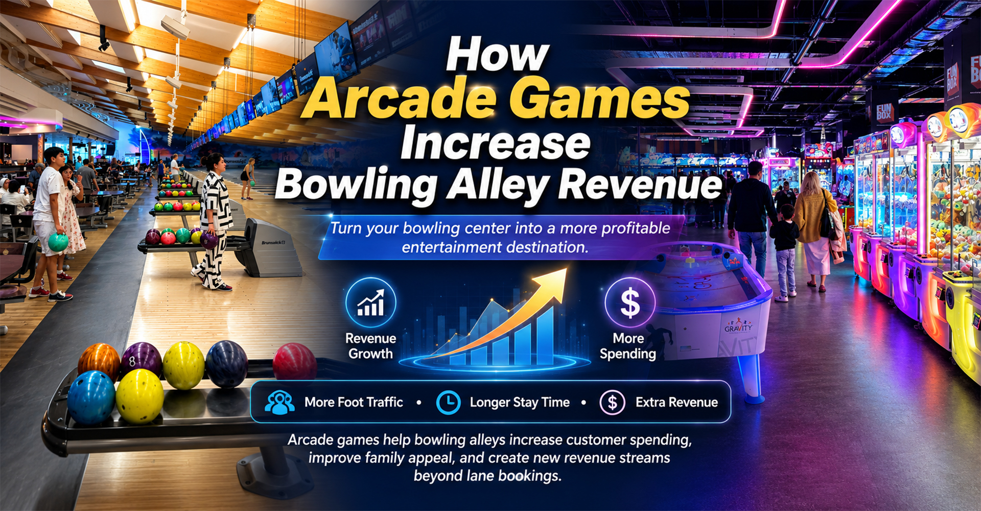How Arcade Games Increase Bowling Alley Revenue？