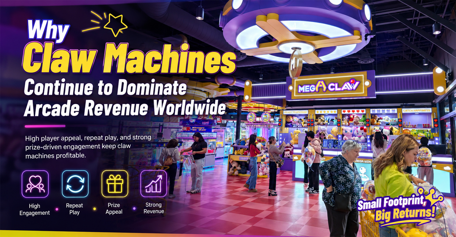 Why Claw Machines Continue to Dominate Arcade Revenue Worldwide
