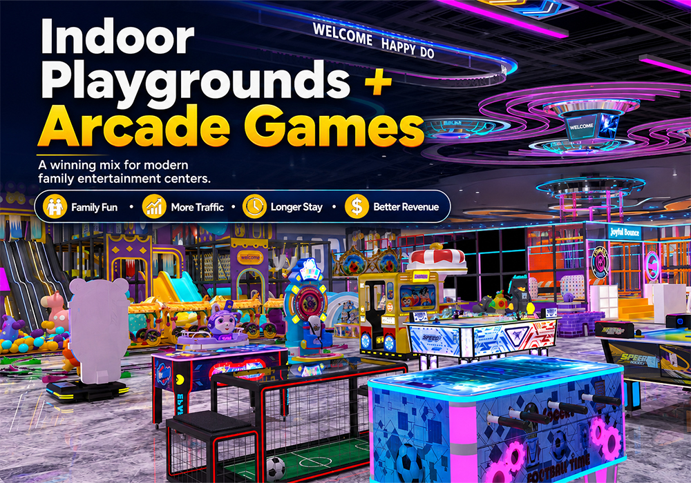 Why Family Entertainment Centers Are Combining Indoor Playgrounds with Arcade Games