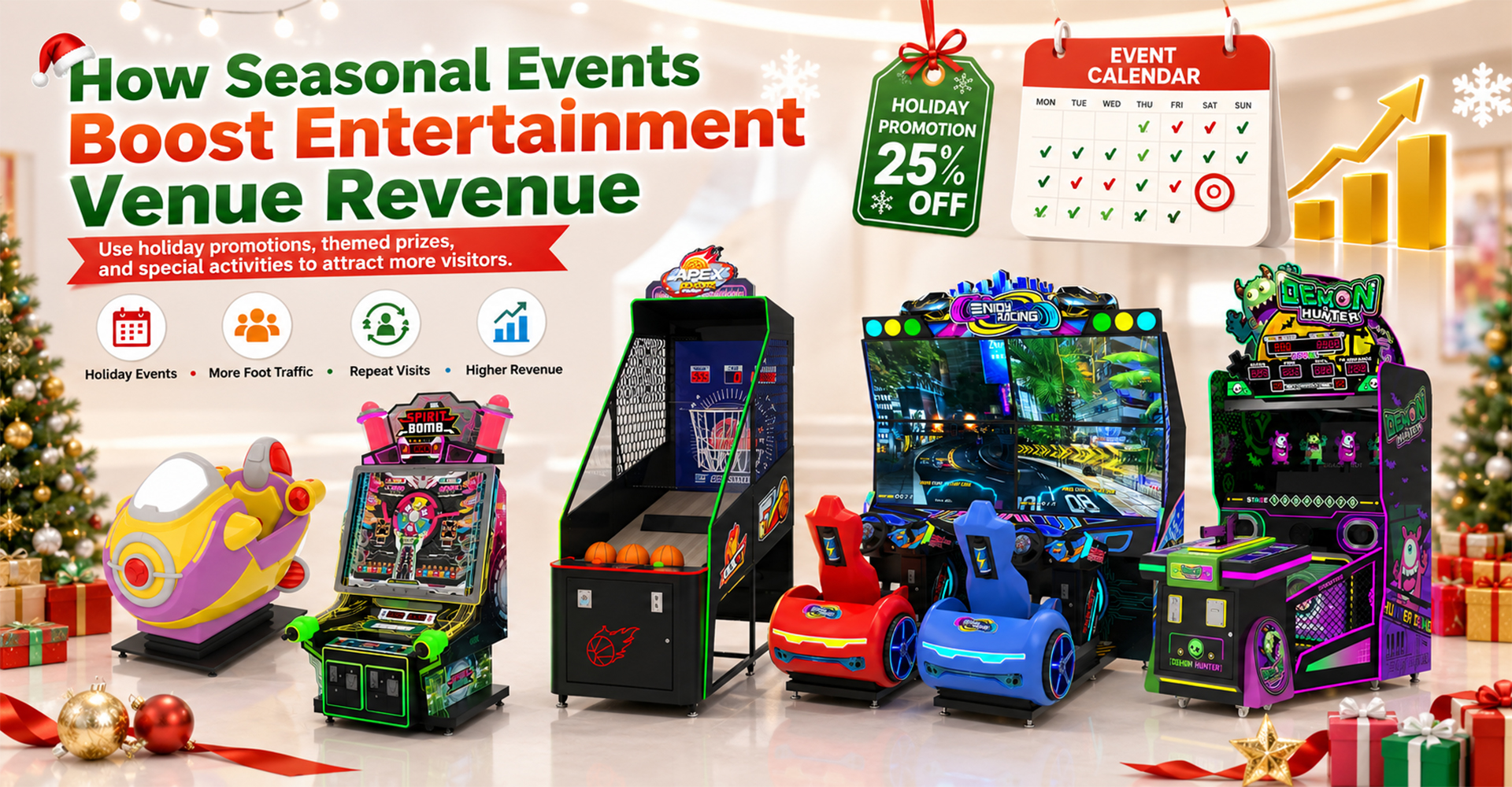 How Seasonal Events Boost Entertainment Venue Revenue