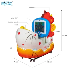 Kids Dinosaur Amusement Ride for Indoor Playgrounds