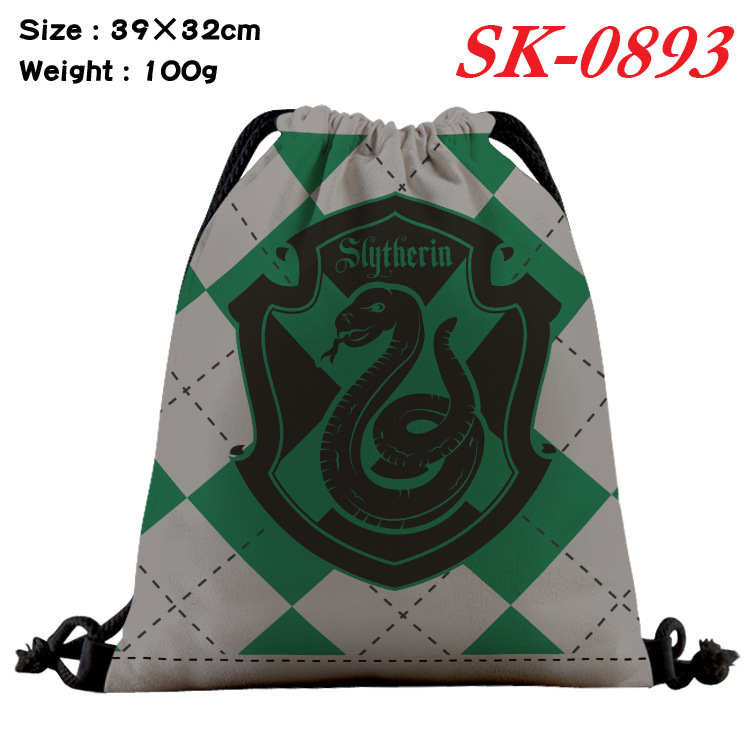 Harry Potter Kids Drawstring Bag Personalised Lightweight Backpack PE Bag  42x34cm Waterproof Bag Harry Potter Gifts 