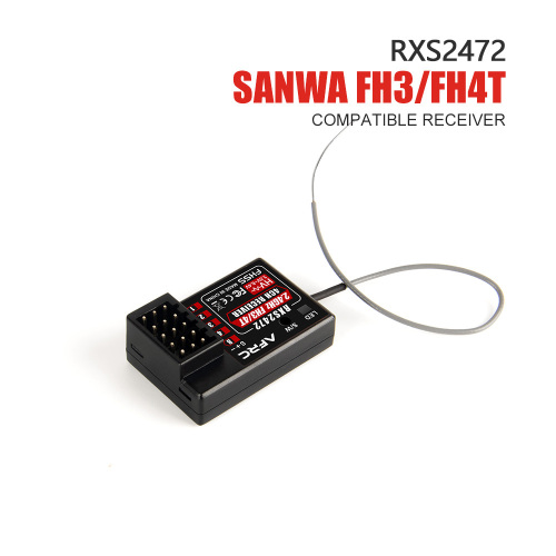 AFRC RXS2472 4CH Compatible Receiver For SANWA FH3/FH4T