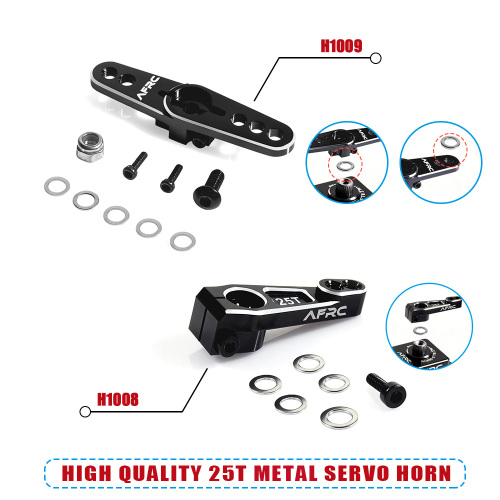 AFRC H1008 H1009 Metal Servo Horn For TRXXXAS HORIZON 1/5 Off-Road RC Car Boats