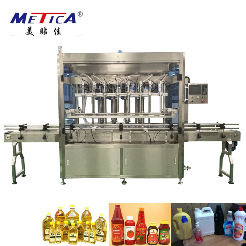 Automatic Liquid and Paste Filling Machine with Servo Motor Driven
