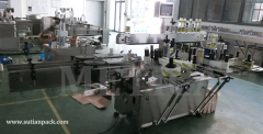 Automatic Labeling Machine for Bottle Neck and Side