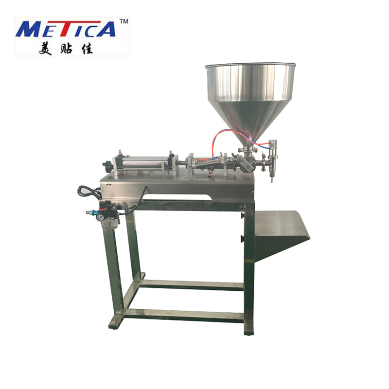 Semi automatic liquid and paste filling machine