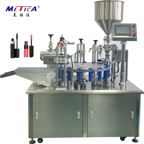 Automatic Monoblock Filling And Capping Machine in one for Lipstick/Eyeliner/ Lip gloss/Lip balm