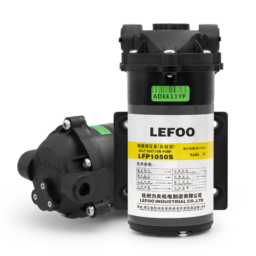 LEFOO 24VDC 50GPD Selbstansaugende Umkehrosmose-Druckerhöhungspumpe