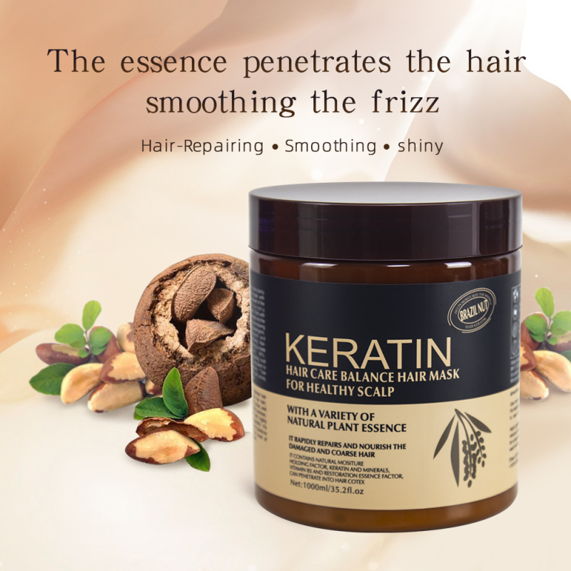 500ml private label brazil nut keratin hair mask