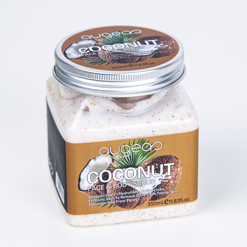 350ml abrasive whitening augeas face avocado body scrub