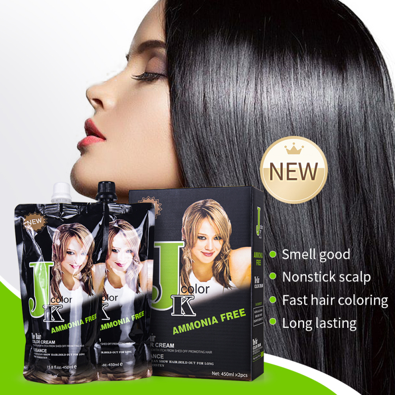 JK color black dye hair color cream