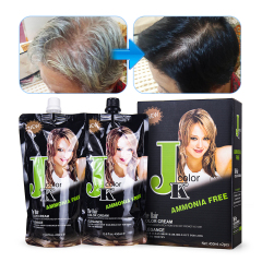 JK color black dye hair color cream