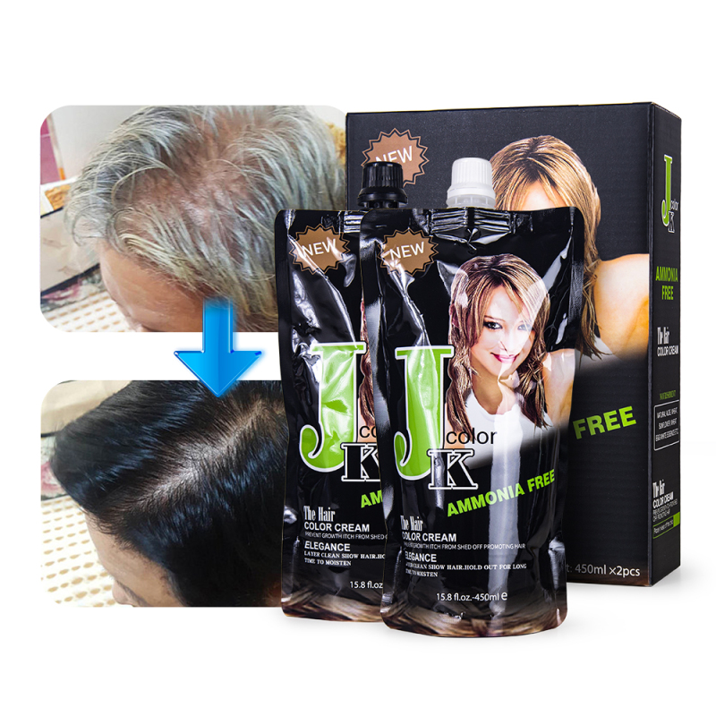JK color black dye hair color cream