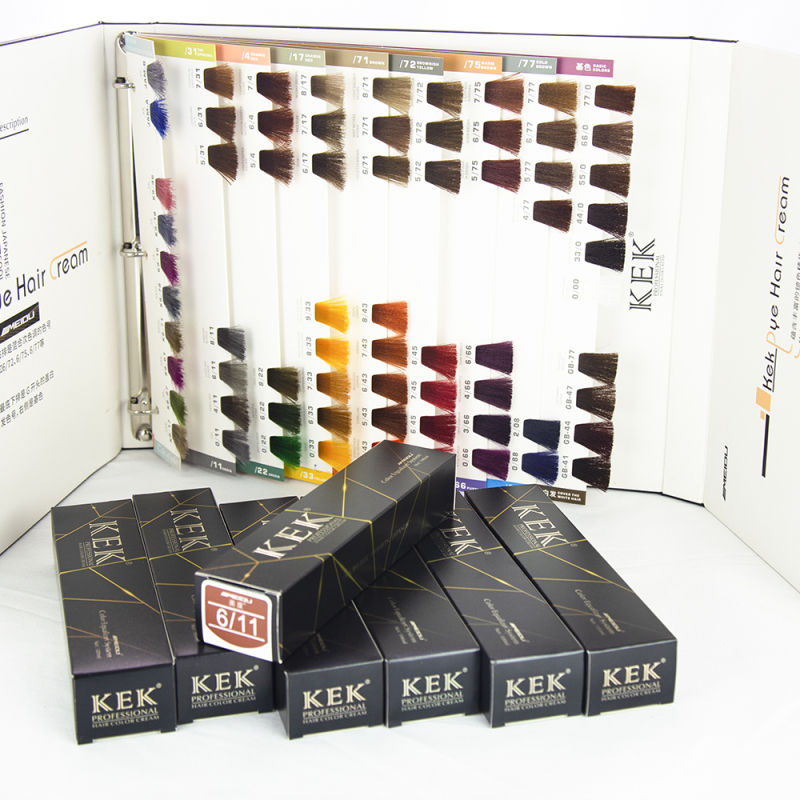 KEK salon professional permanet hair colour cream