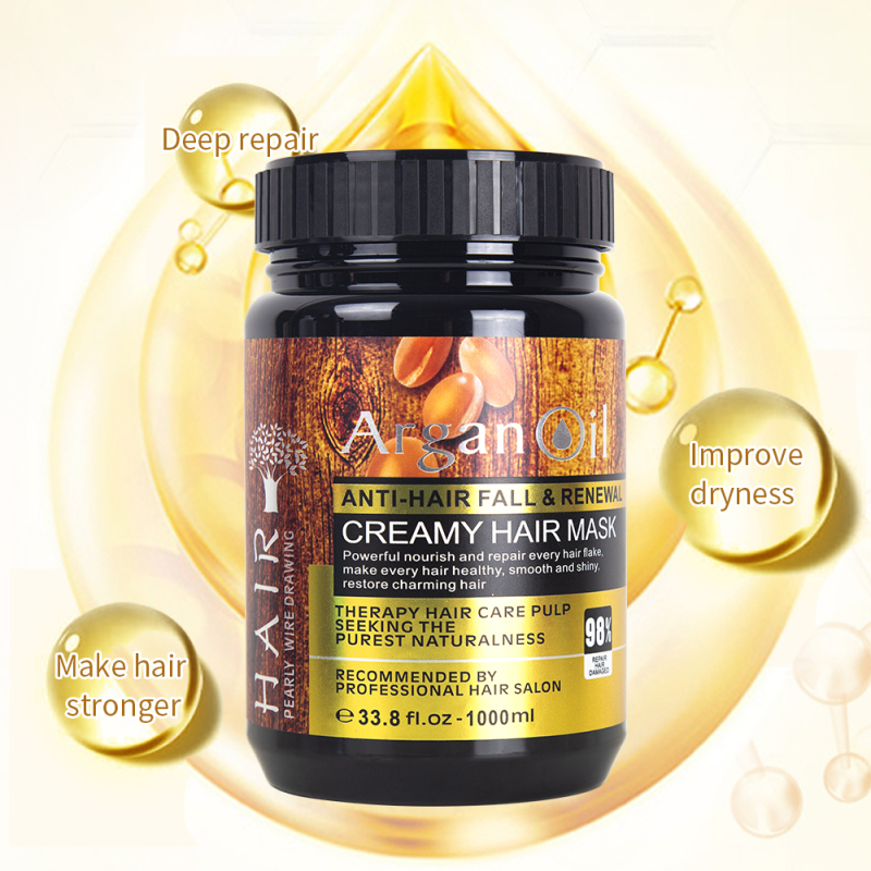 1000ml private label wholesale OEM argan oil hair mask